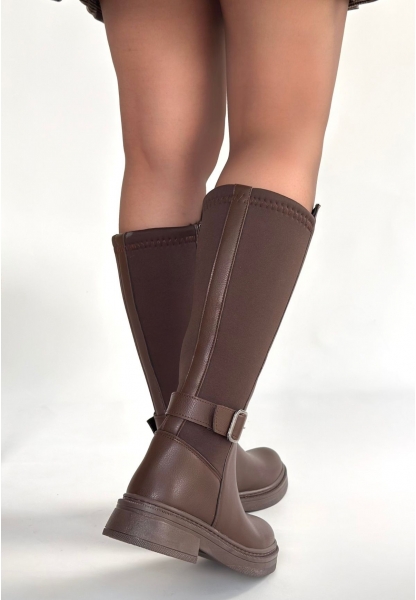 Zinda Kahverengi Cilt Çizme